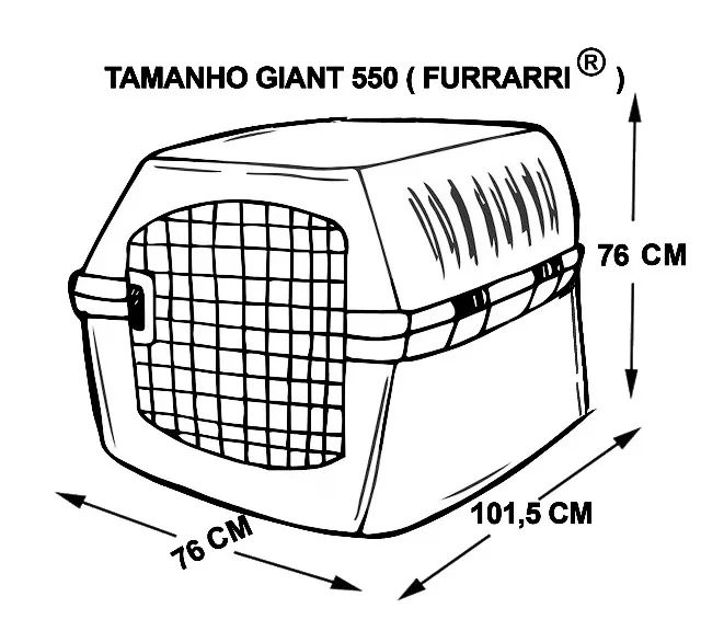 Caixa para transporte de cachorro grande