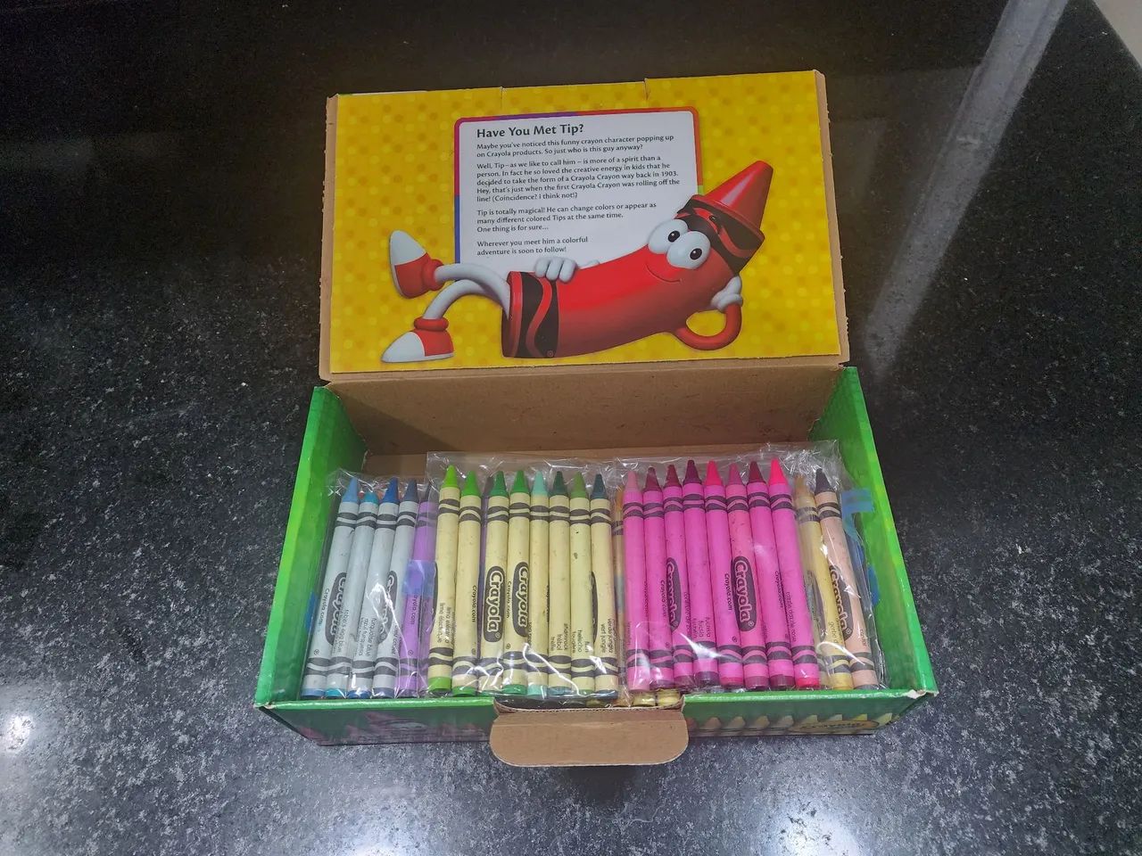 Caixa 120 crayon giz de cera da Crayola  - Foto 2