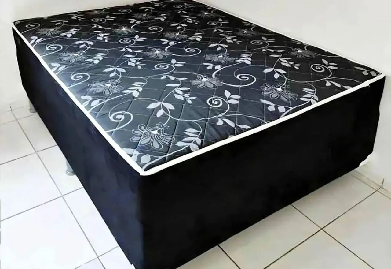 Cama Box Casal com travesseiro de brinde *zap