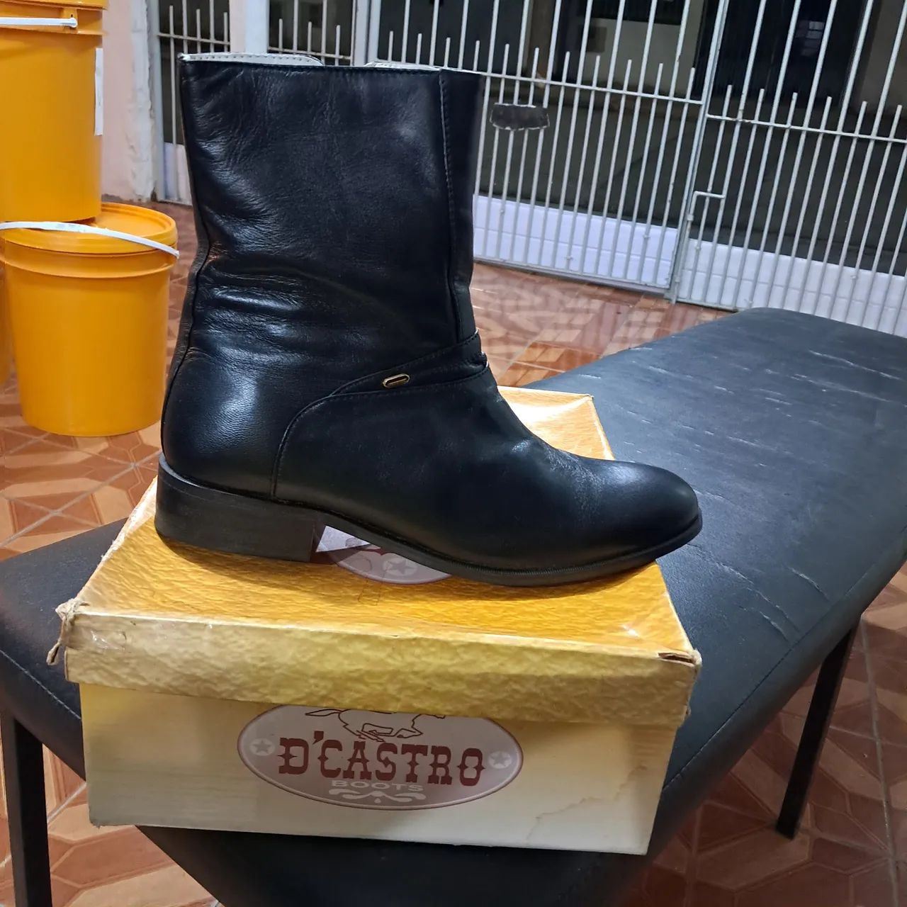Bota de Couro D'Castro - Foto 5