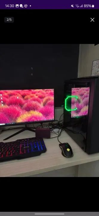 Pc Gamer Completo + Mouse E Teclado Gamer Rgb - Foto 6