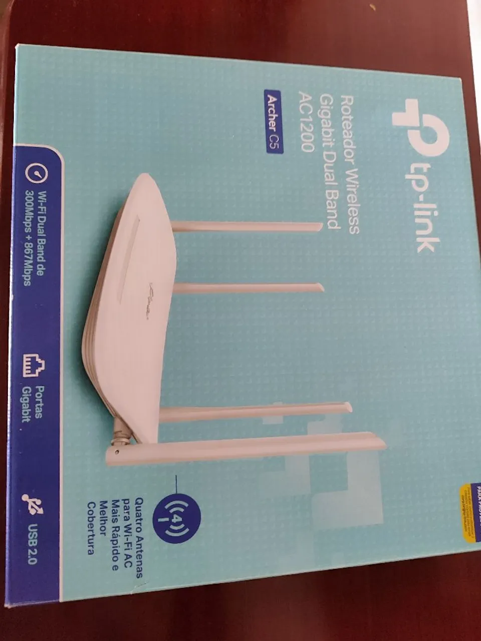 Roteador Wireless Tp-Link Archer C5 AC1200 Gigabit Dual Band