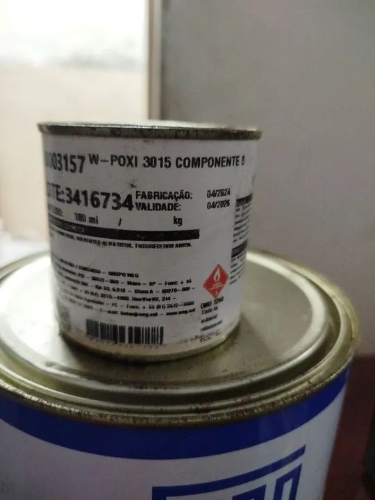 Tinta Epóxi Weg Cinza 00000 Componente A 3,62 L - Foto 2