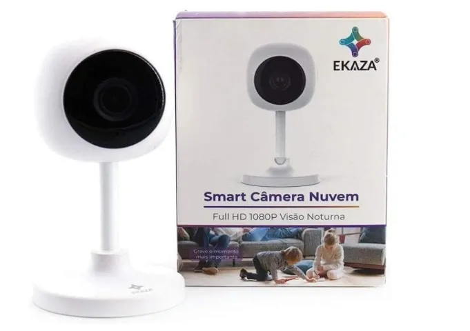 Câmera IP Alta Resolução Wireless Ekaza EKVZ-R4114 Alexa