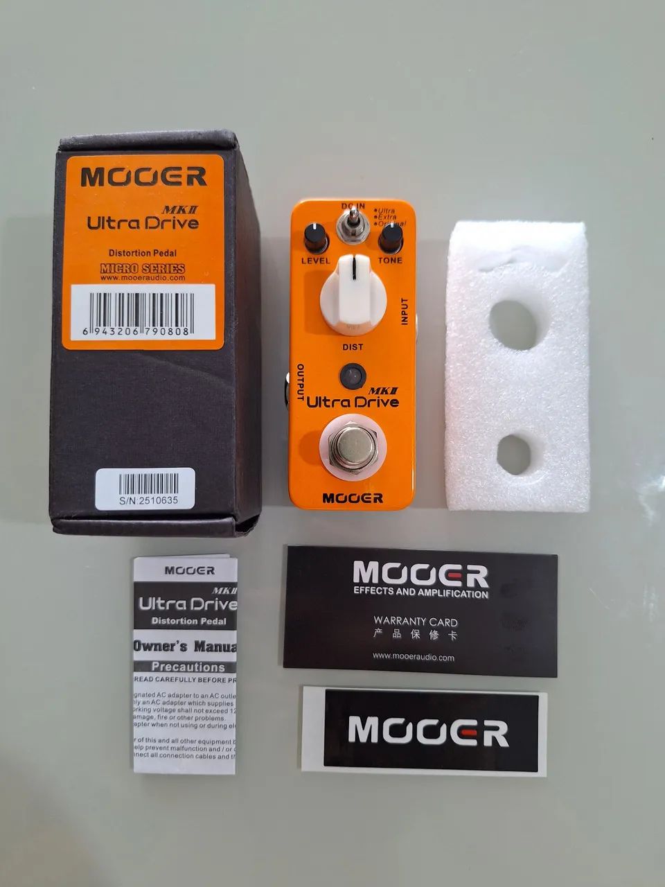 Pedal Distorção Mooer Ultra Drive MKII