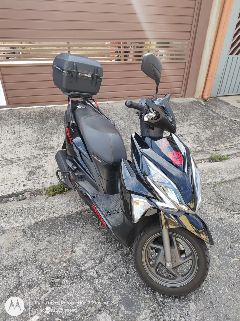 Honda Elite preta ano 2021