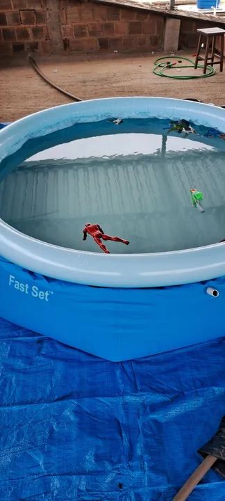 Piscina Inflavel Fast Set 2.300 Litros - Foto 4