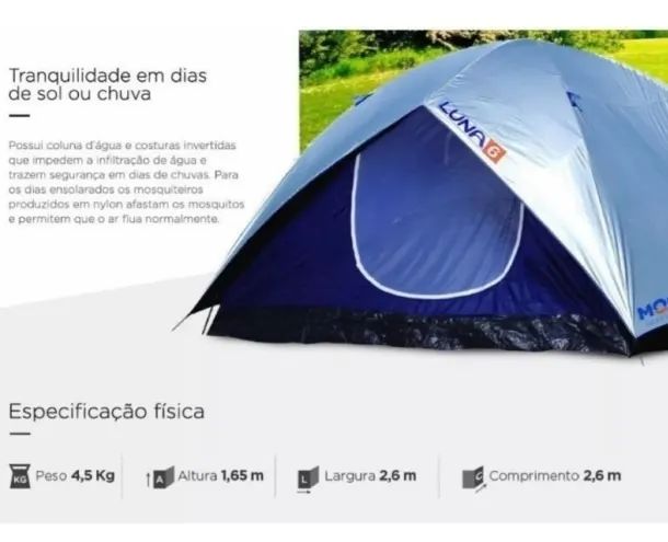 Barraca Camping Iglu Luna 6 Lugares Mor
