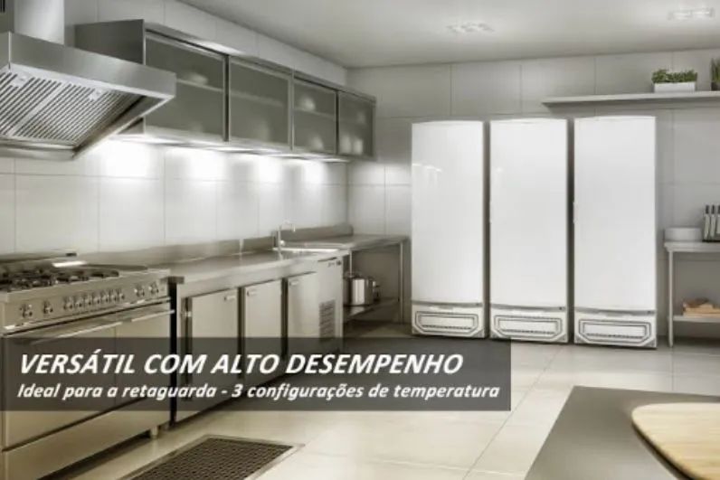 NZ. Freezer vertical 577 litros tripla ação Gelopar 