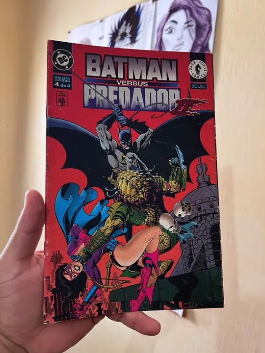 Batman Versus Predador 2 Completa 1996 editoras Abril  - Foto 2