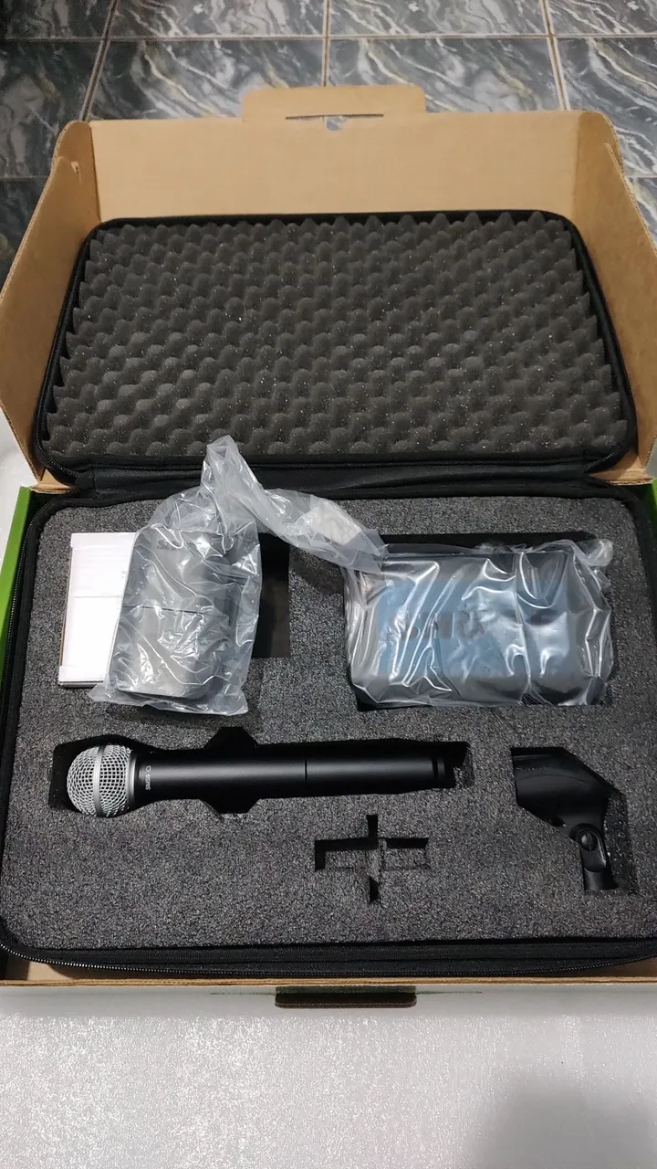 Microfone Sem Fio Shure BLX24/SM58 HOMOLOGAÇÃO BRASILEIRA- Novo