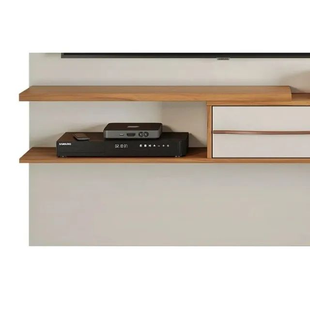"Elegância e Harmonia: Painel Notável 1155 para TV até 55? com Acabamento Off White e Frei - Foto 2