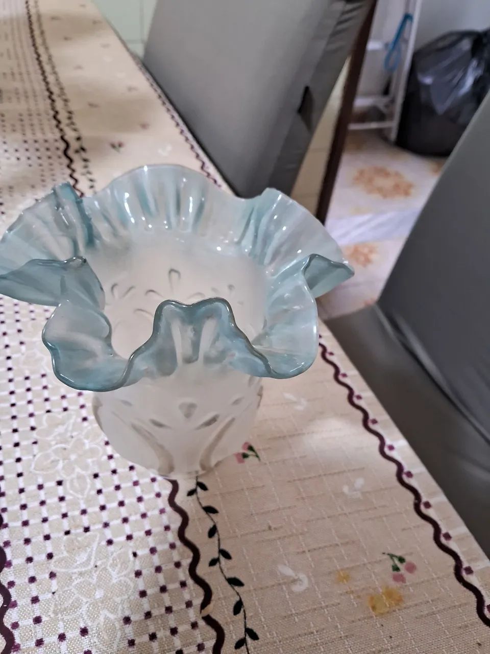 Tulipa de vidro para pendente de teto