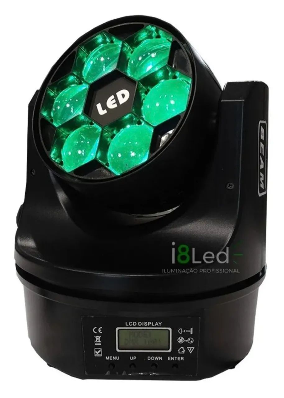 MOVING BEE EYES 6 LEDS 15W RGBW - Foto 2