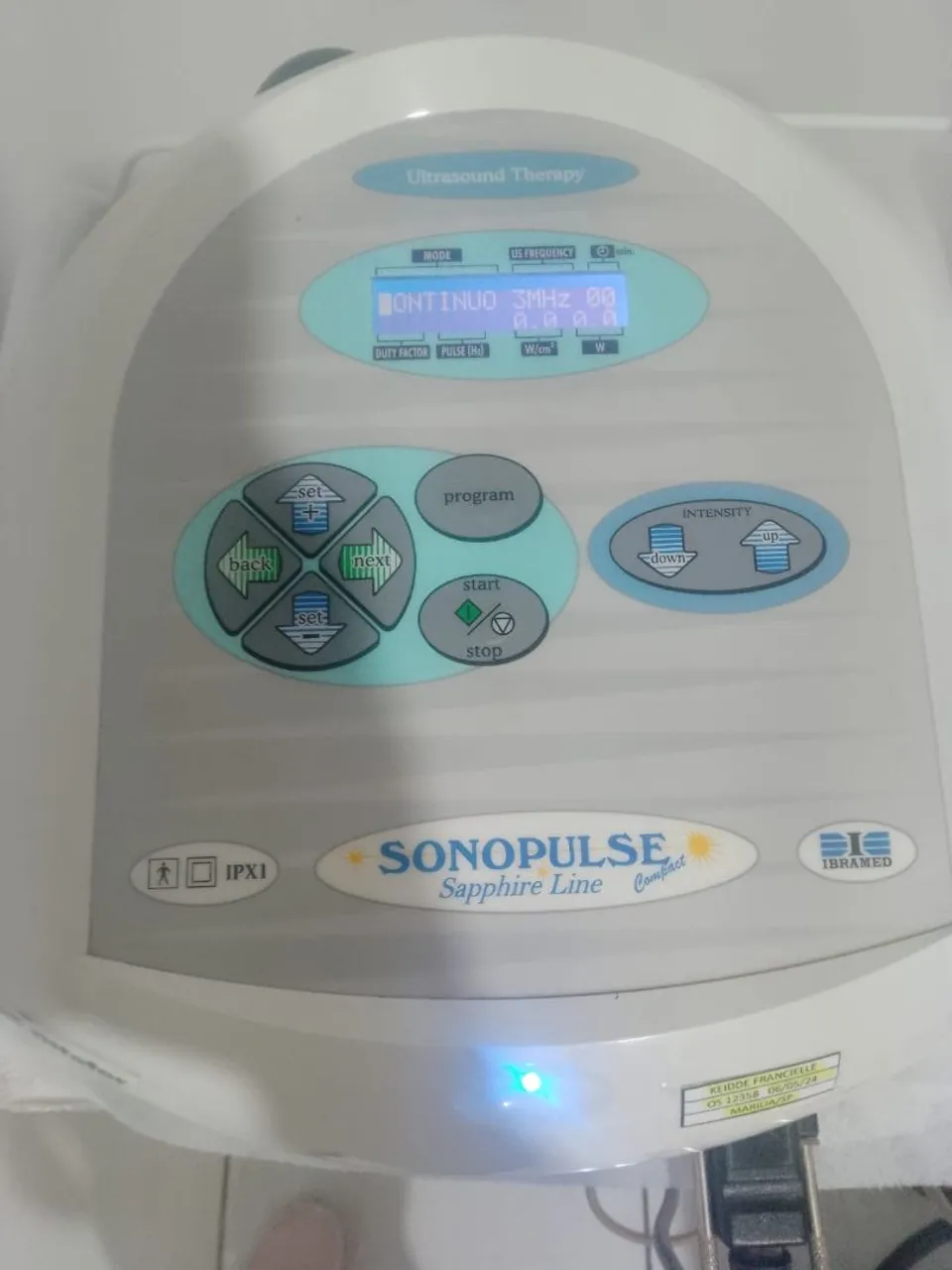 Aparelho de Ultrassom Sonopulse Compact Ibramed