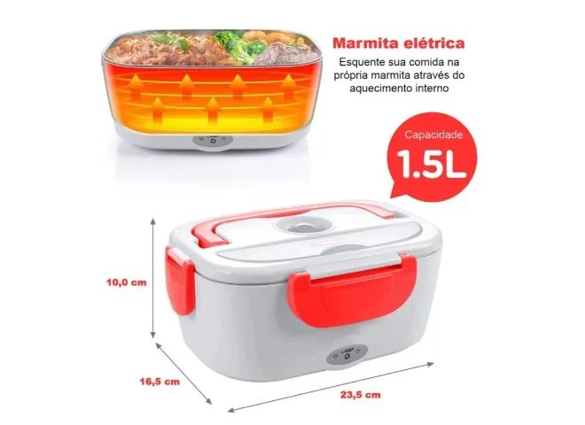 Marmita Elétrica Casa Portátil Bivolt 127/220 - Foto 4