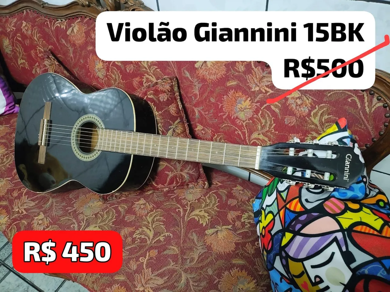 Violão Giannini 15BK