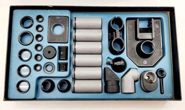 Antigo Brinquedo Poliopticon Montar Microscopios Anos 70 (Usado) - Foto 2