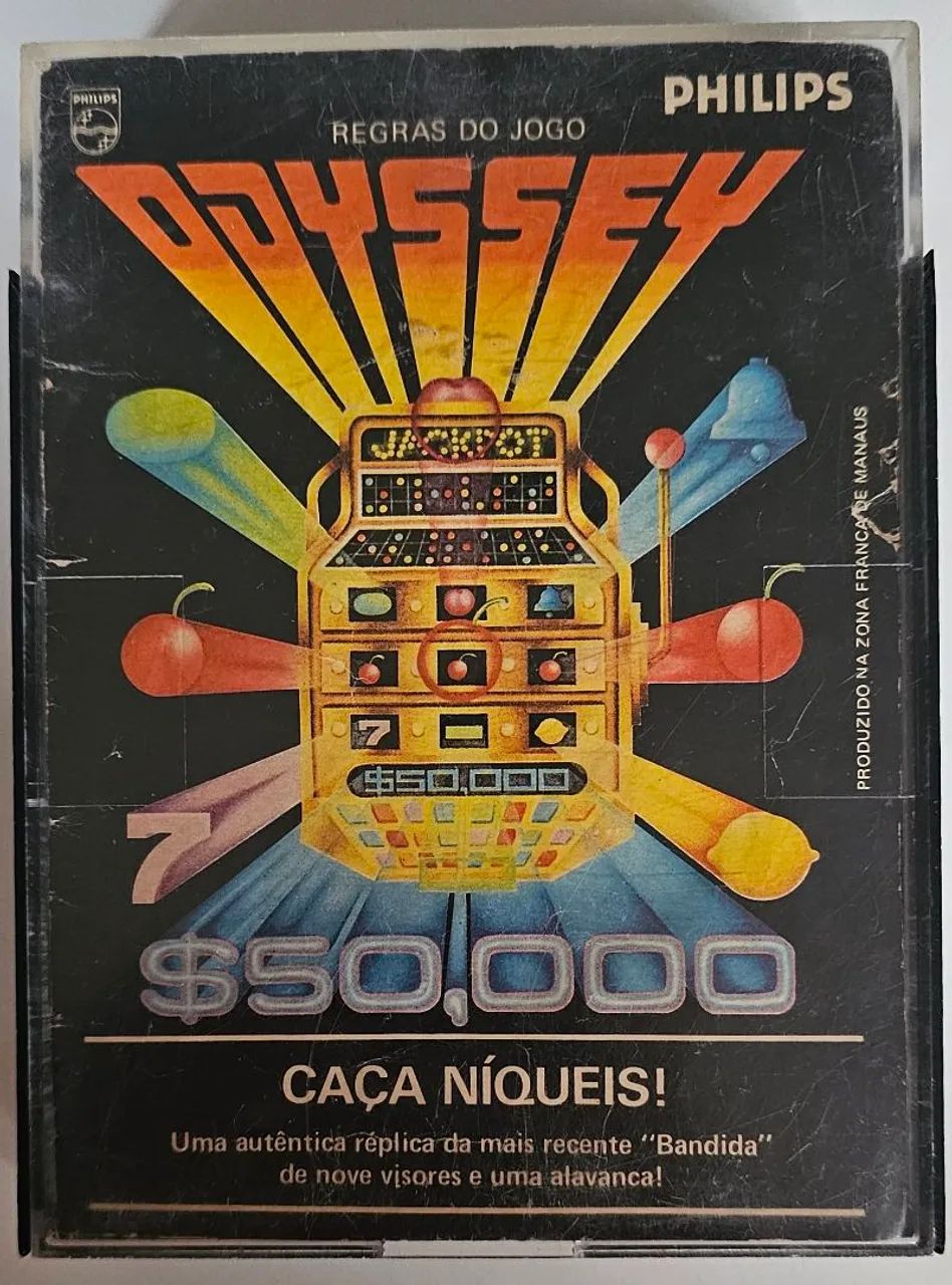 Jogo antigo Philips Odyssey Caça Niqueis - Jogos de Vídeo Game