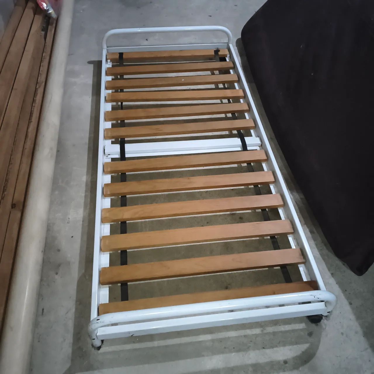 Cama auxiliar de ferro c/colchao - Foto 4