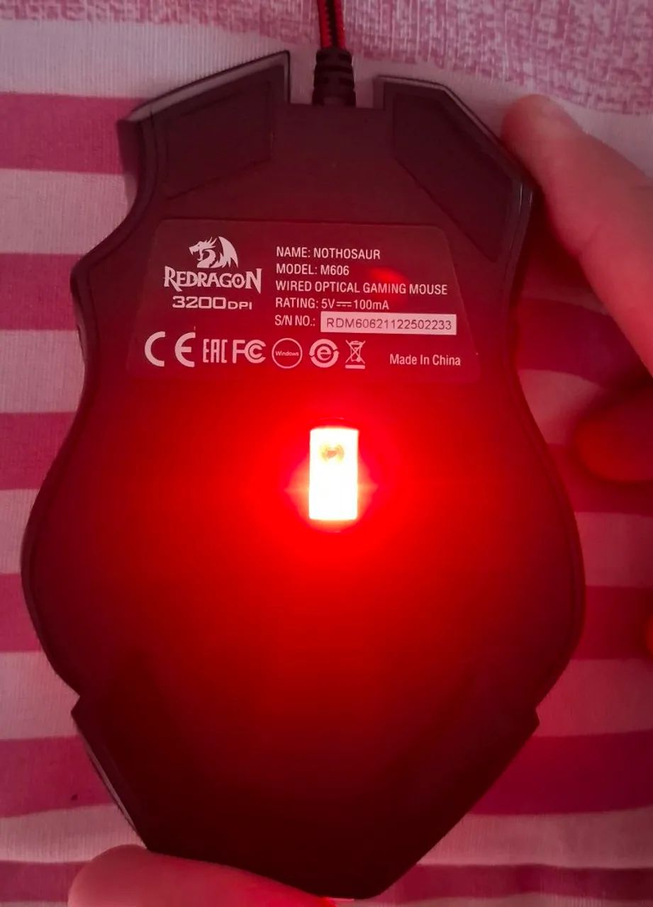 Teclado T Dagger, Mouse Gamer RedDragon 3200DPI - Foto 4