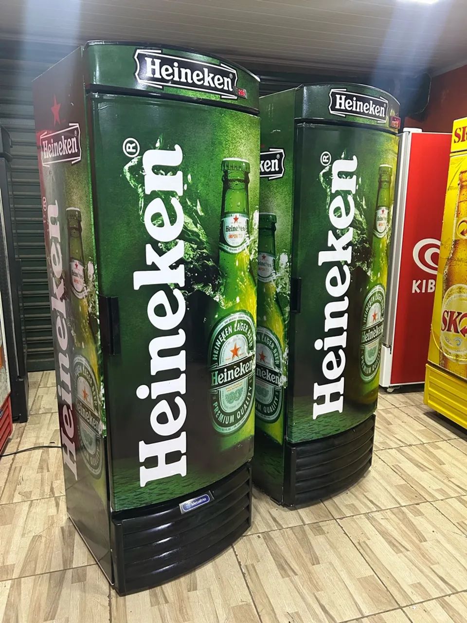 freezer cervejeiro heineken 