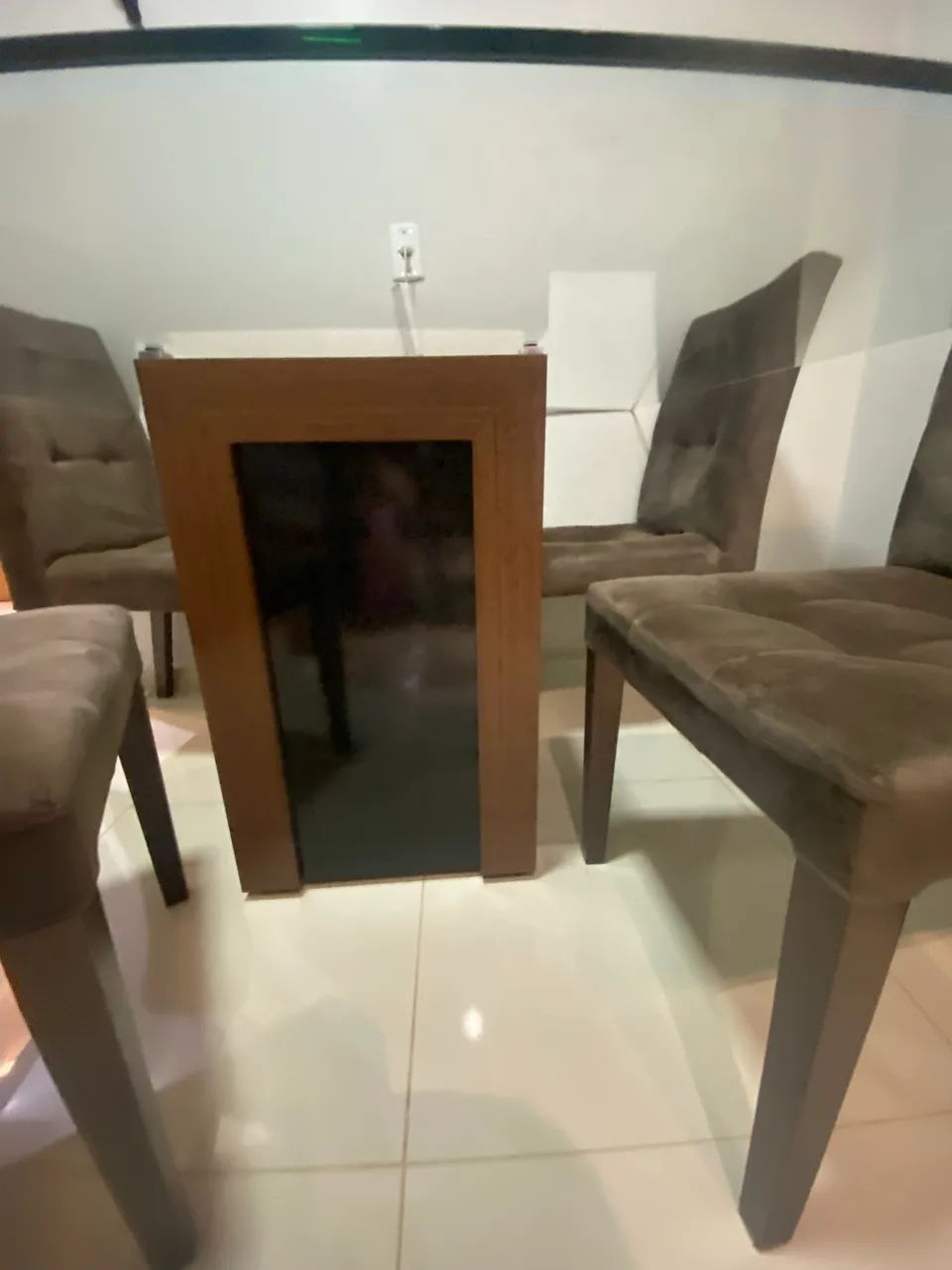 Mesa de Vidro 6 cadeiras - Foto 3
