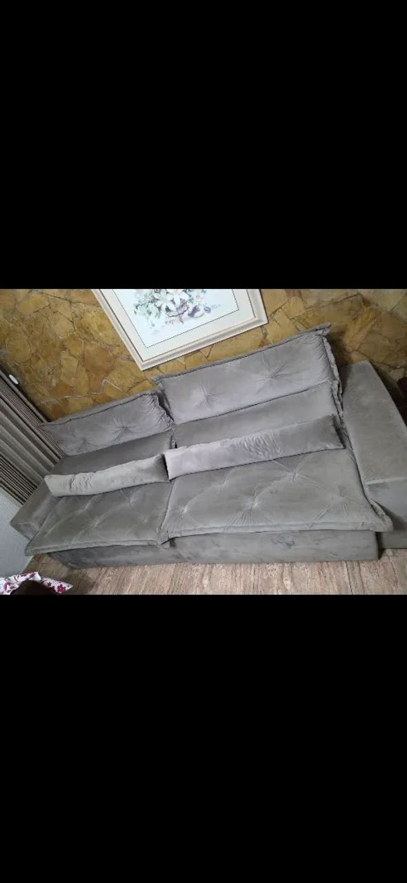 Sofa Suede 2,90m de Largura - Foto 2