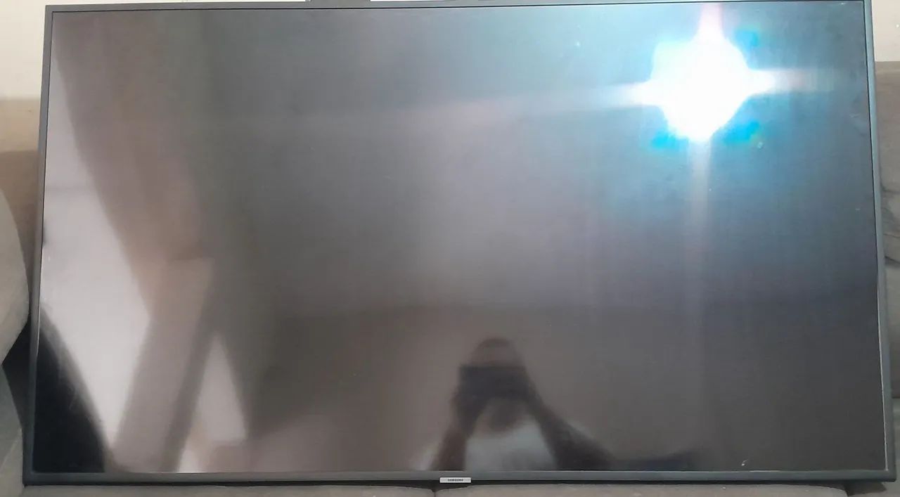 Tv sansung 55 pol tela trincada 