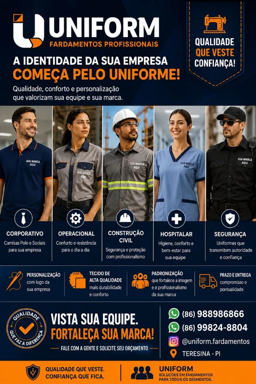 Uniformes profissionais 