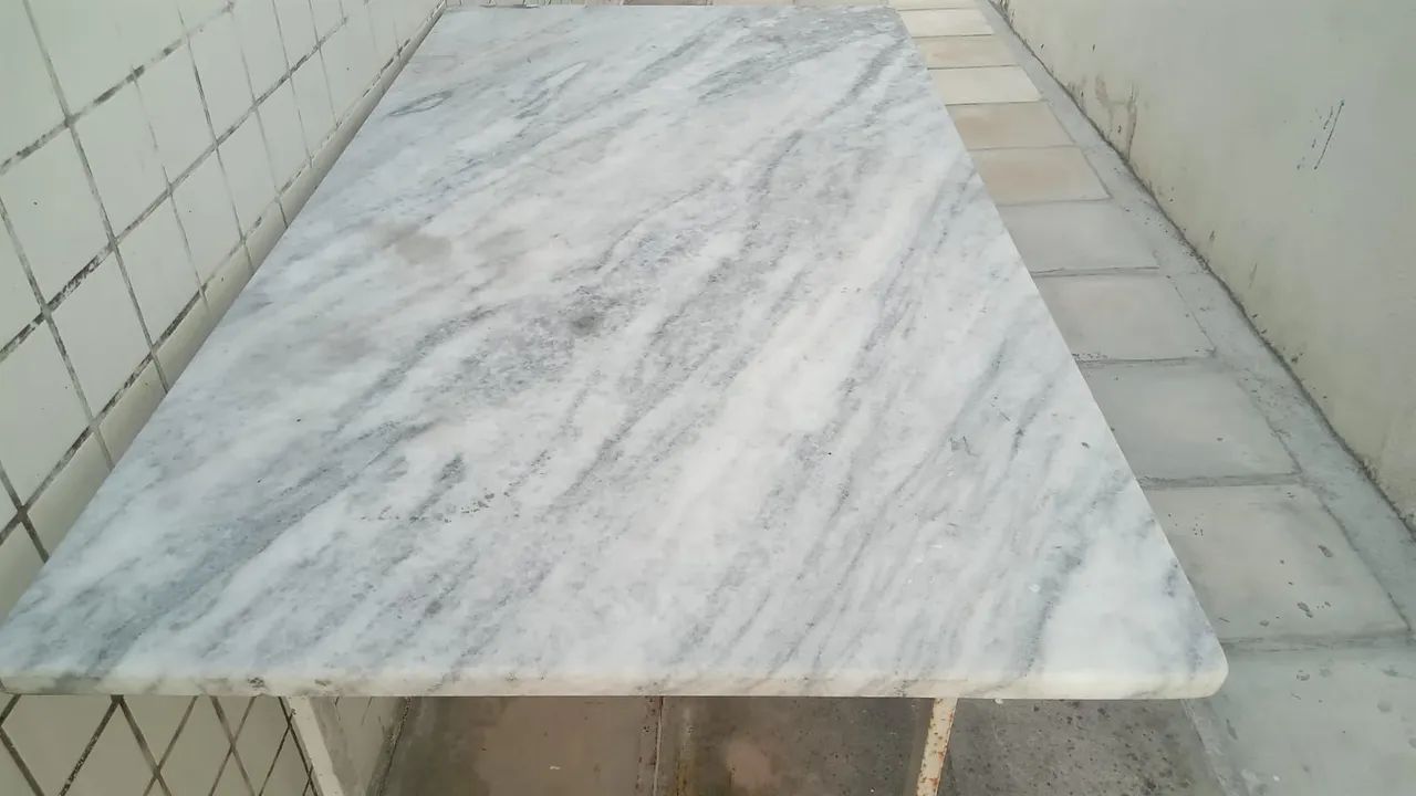 Tampo de mesa em marmore - Foto 2