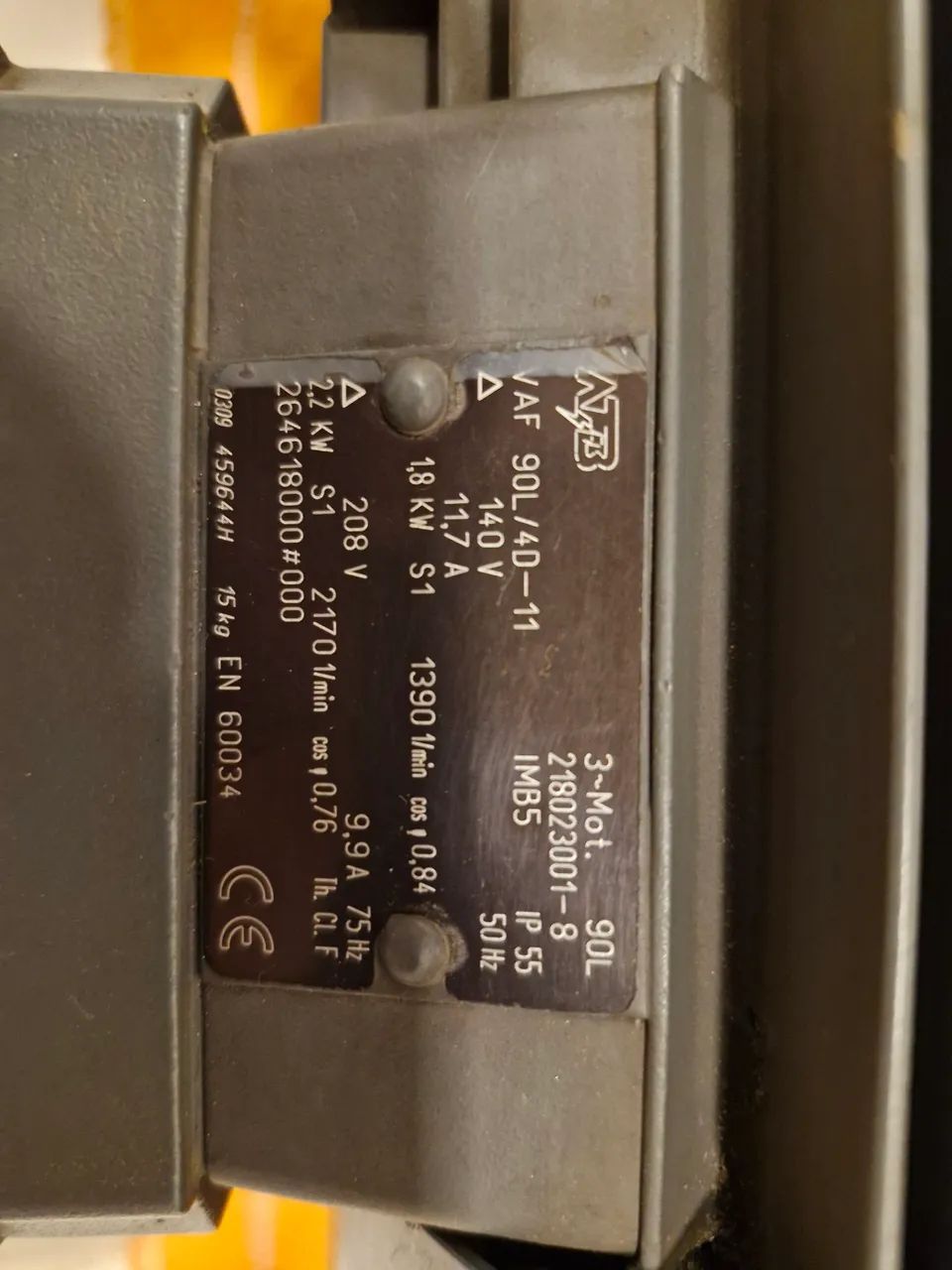 Motor Elétrico Trifásico 3CV<br>1390 RPM (50Hz) - Foto 5