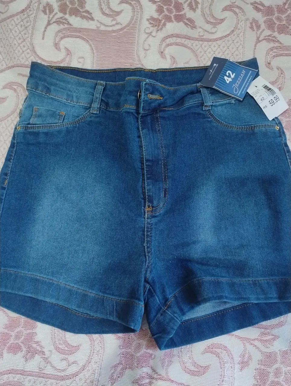 Short jeans feminino 