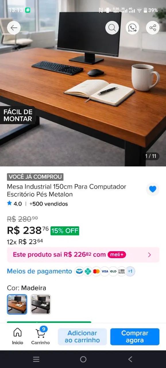 Mesa industrial - Foto 2