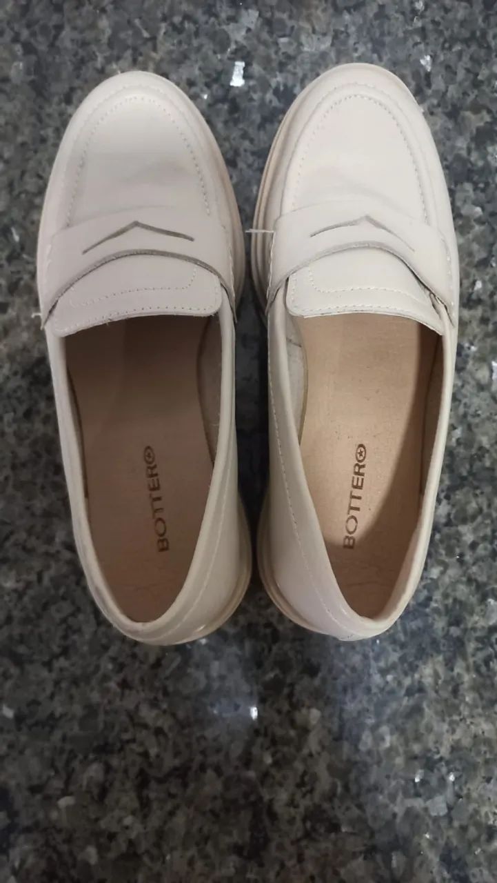 Mocassim Off-white - Foto 2