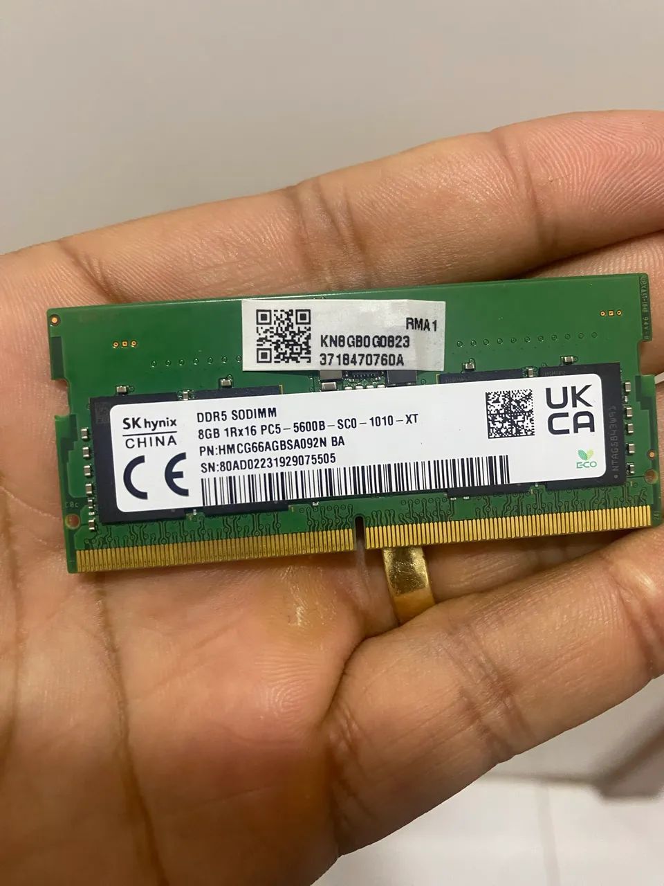 メモリー SK hinix DDR5 EC8 EDIMM 32GB(16x2) Memória Ram Sk Hynix 32gb Ddr5 5600mhz Para Notebook | MercadoLivre