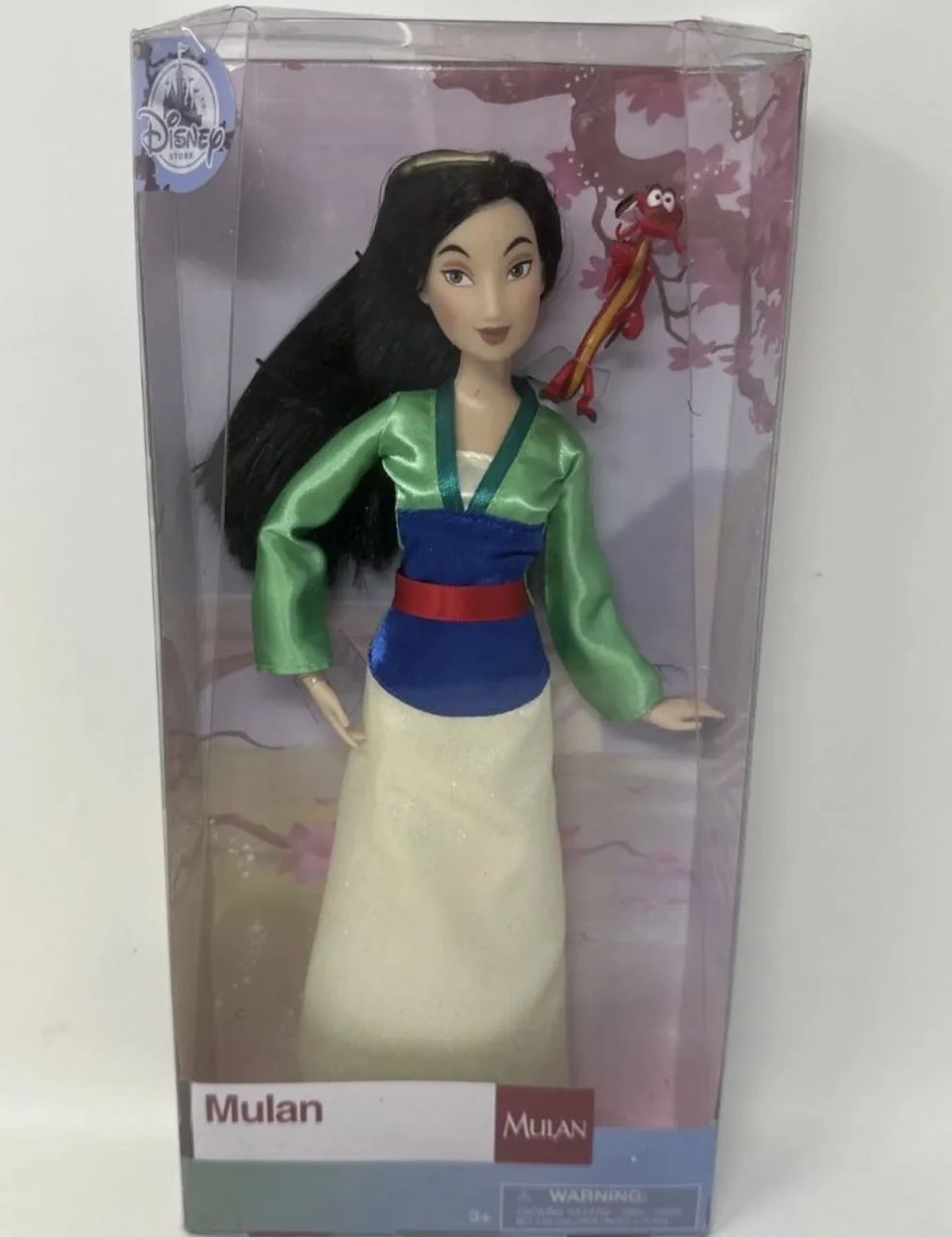 BONECA BARBIE MULAN COM PET DISNEY STORE NOVA LACRADA
