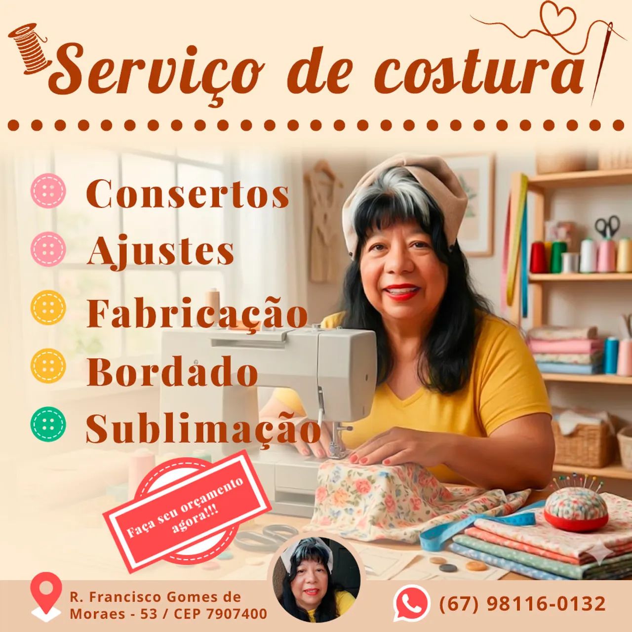 Serviço de Costura - Costureira