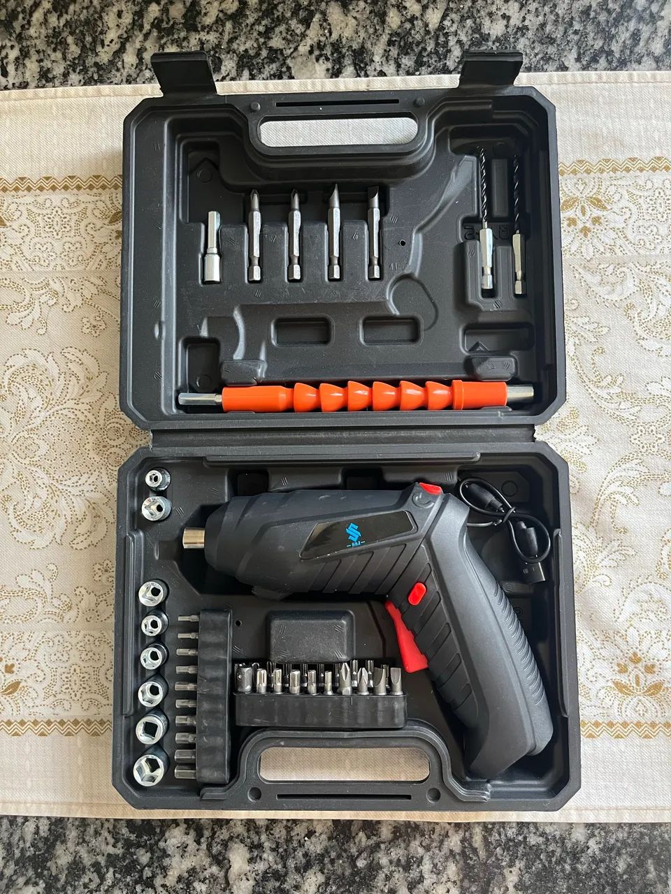 Kit parafusadeira elétrica 
