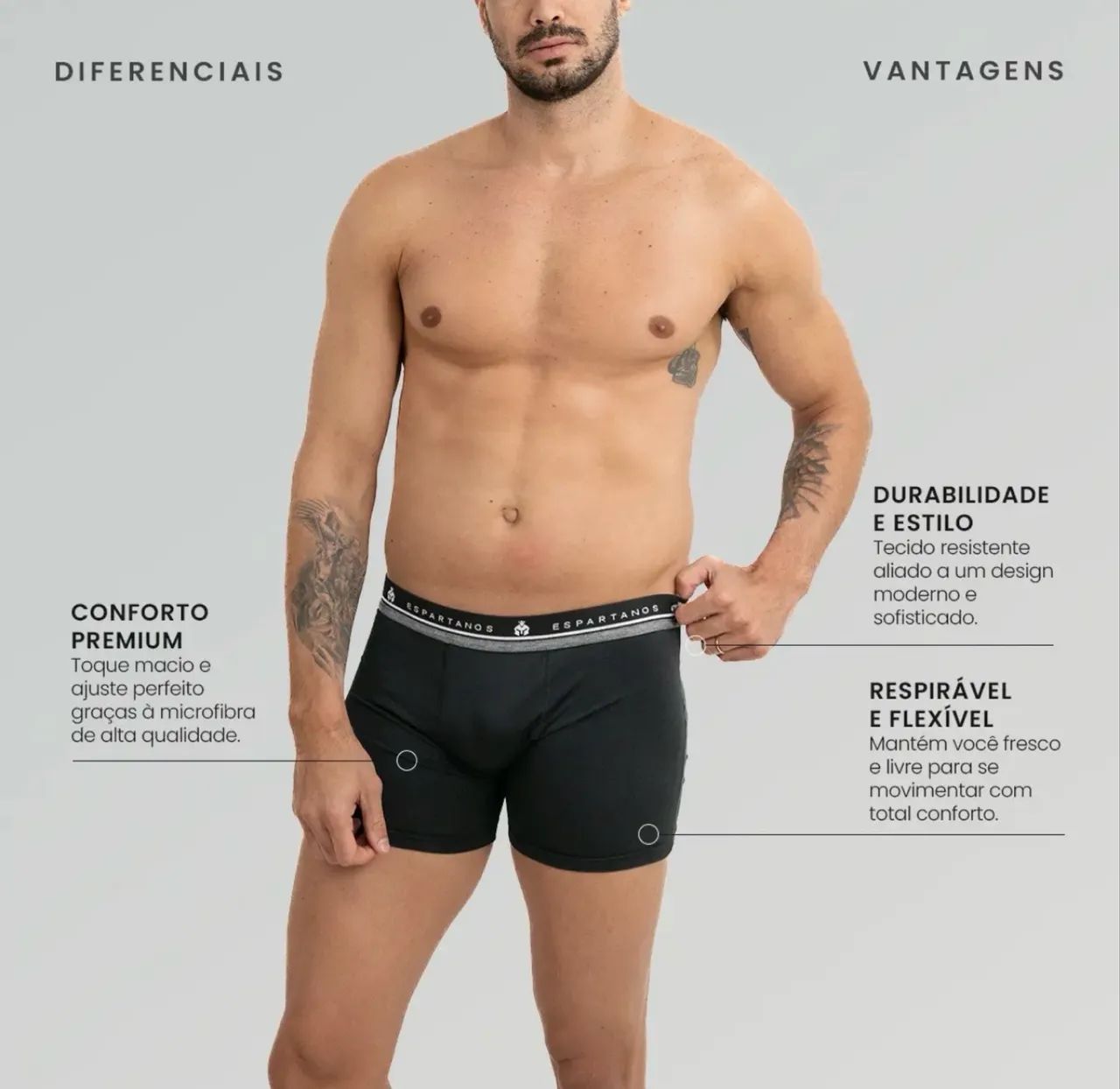Cueca Boxer Microfibra Premium | Conforto e Durabilidade  - Foto 5