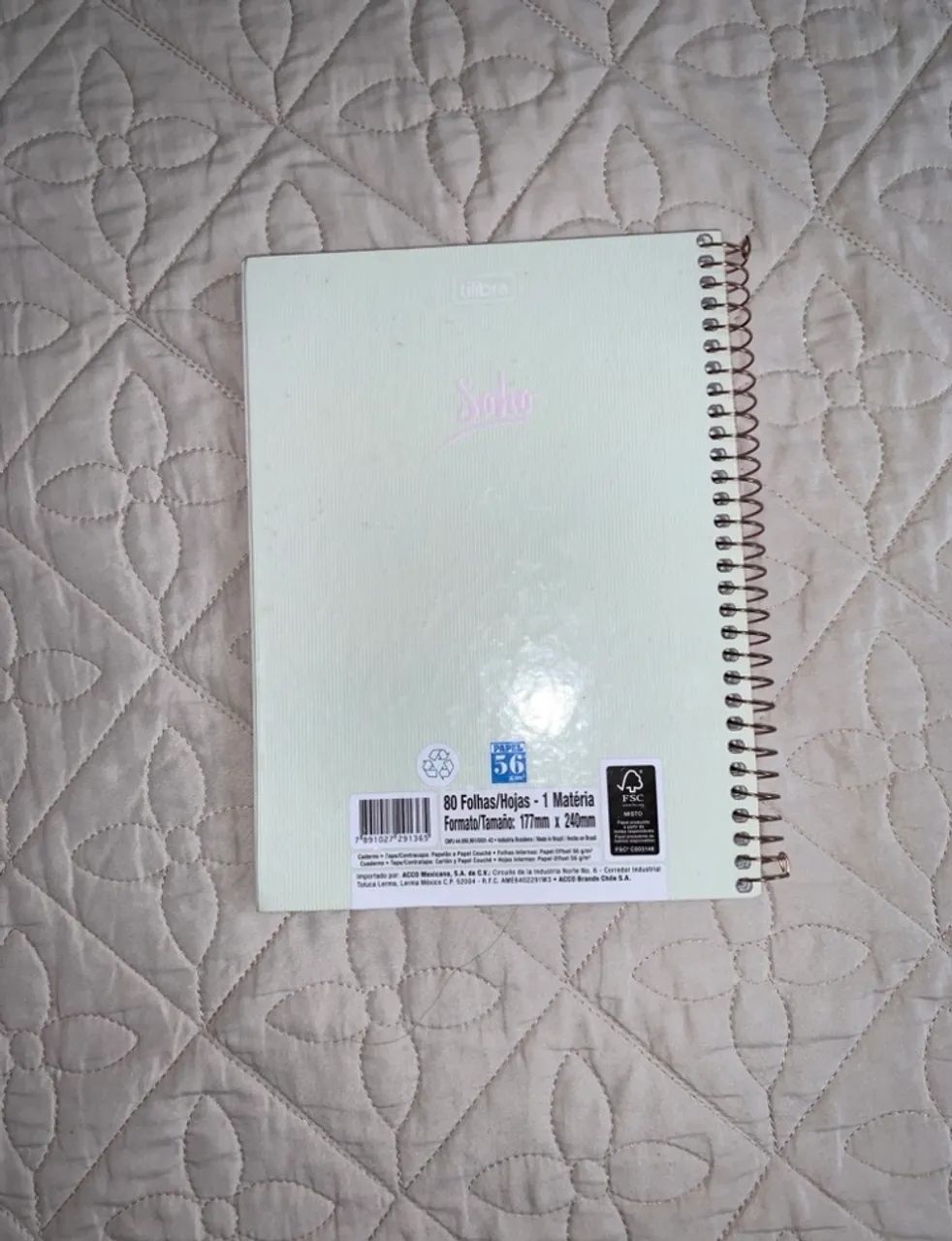 Caderno pautado com espiral  - Foto 2