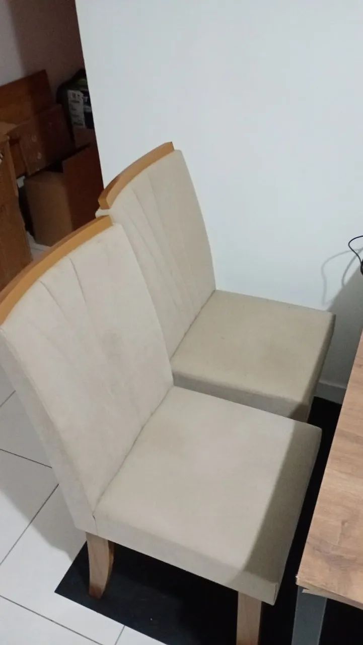 kit de jantar mesa e 4 cadeiras