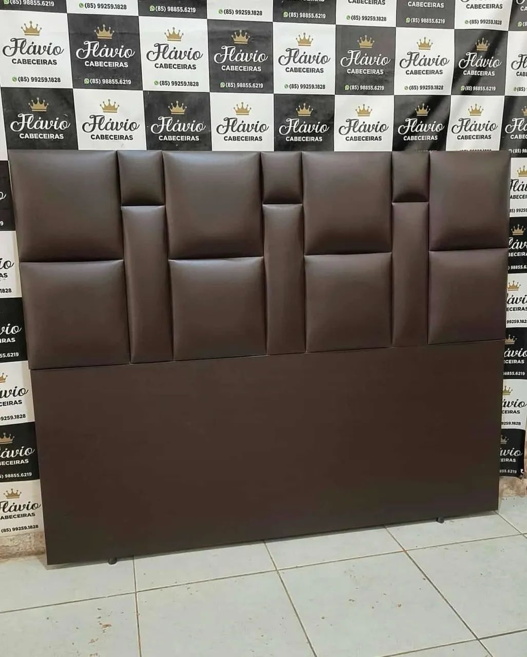 Cabeceira de Cama Casal Estofada  - Foto 5