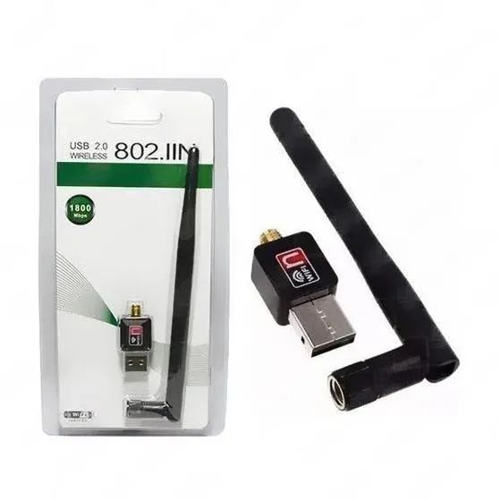 ADAPTADOR ANTENA WIFI UBS 2.0 WIRELESS 802.IIN - Foto 3