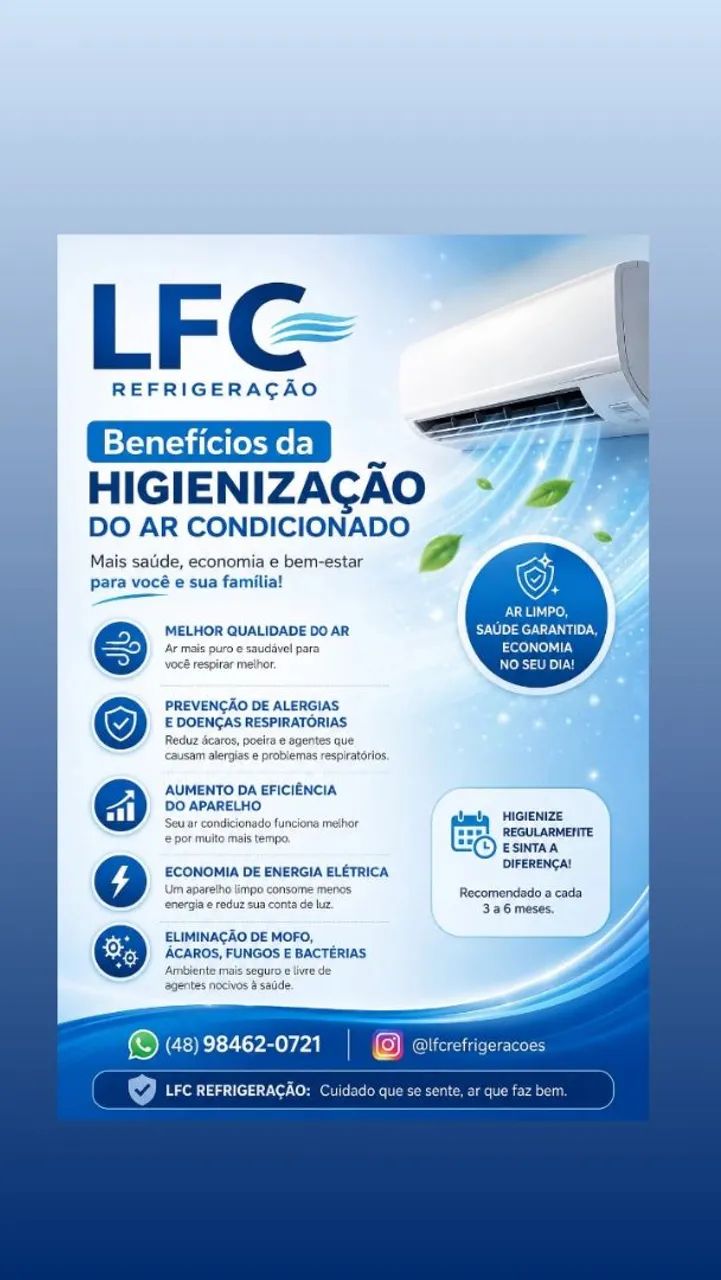 Higienização de ar condicionado. - Foto 4