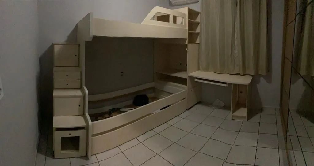 Beliche com cama auxiliar 