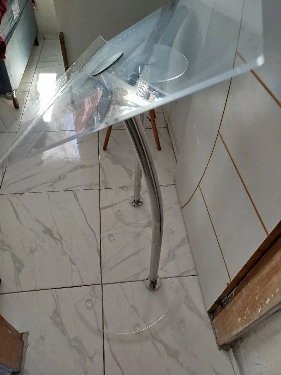 Púlpito de acrílico com suporte microfone  - Foto 2