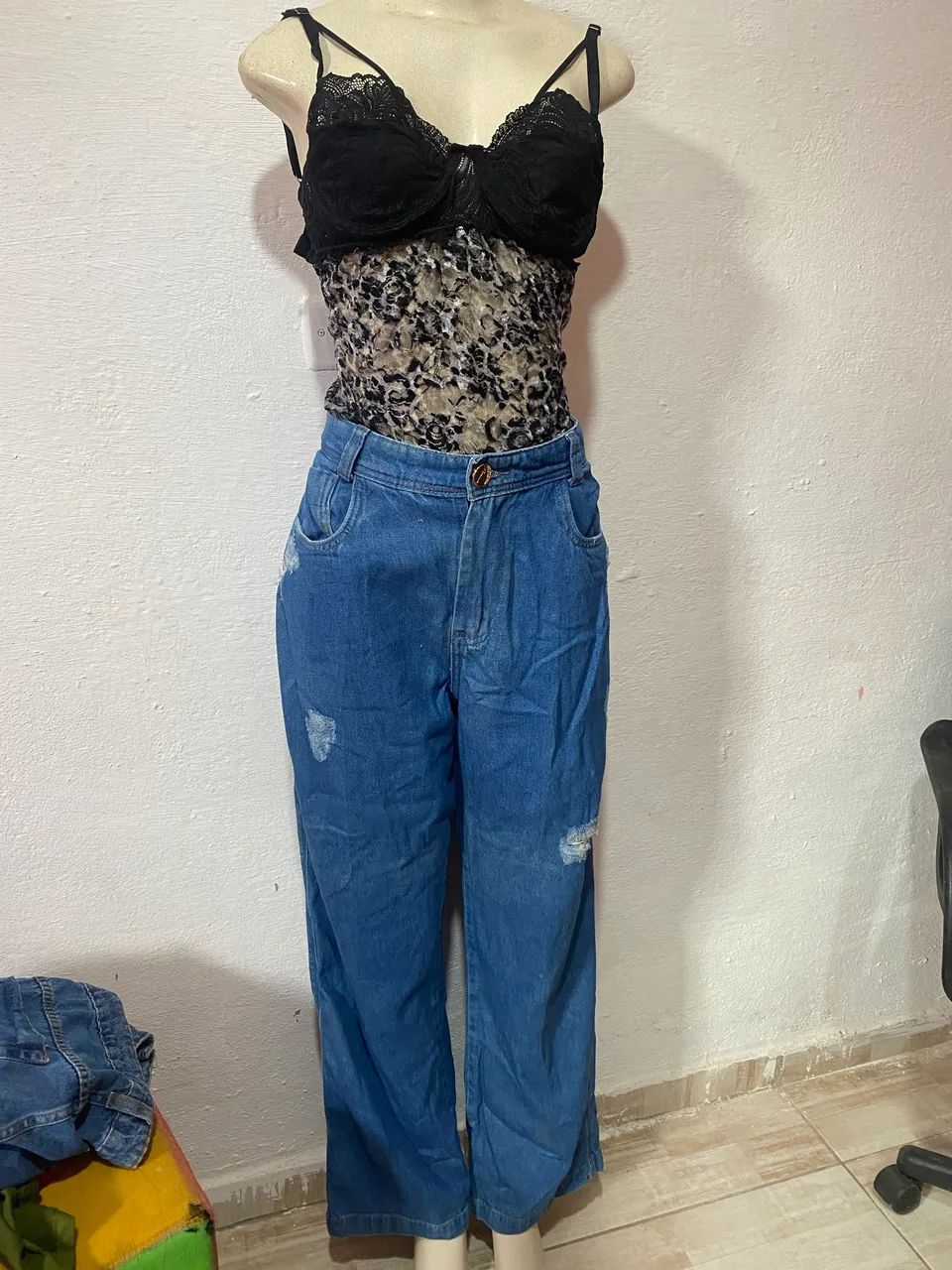 Calça jeans feminina 44 - Foto 2