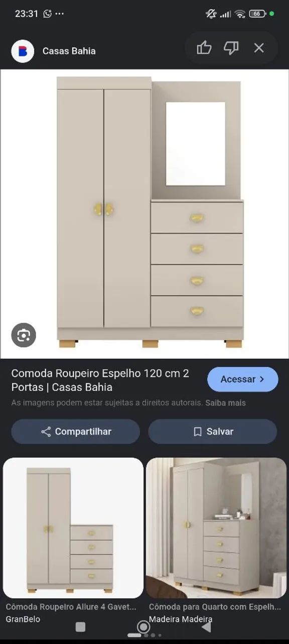Vendo guarda roupa acompanha led.  - Foto 2
