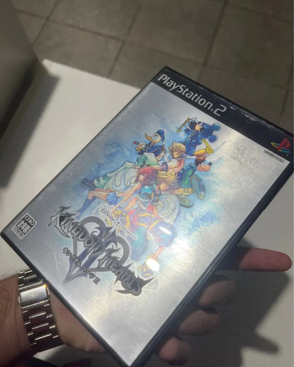 Kingdom Hearts 2 ps2 com memory card 